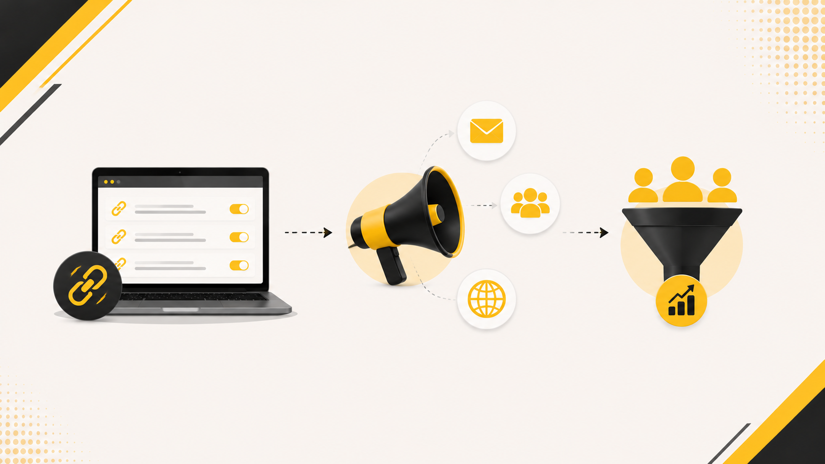 The Click Engine marketing engine with buyer traffic concept